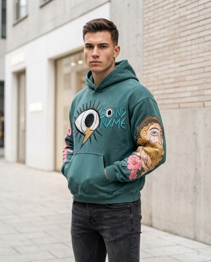 Unisex Hoodie – Alnav, A graphic print – Tilly Outlet