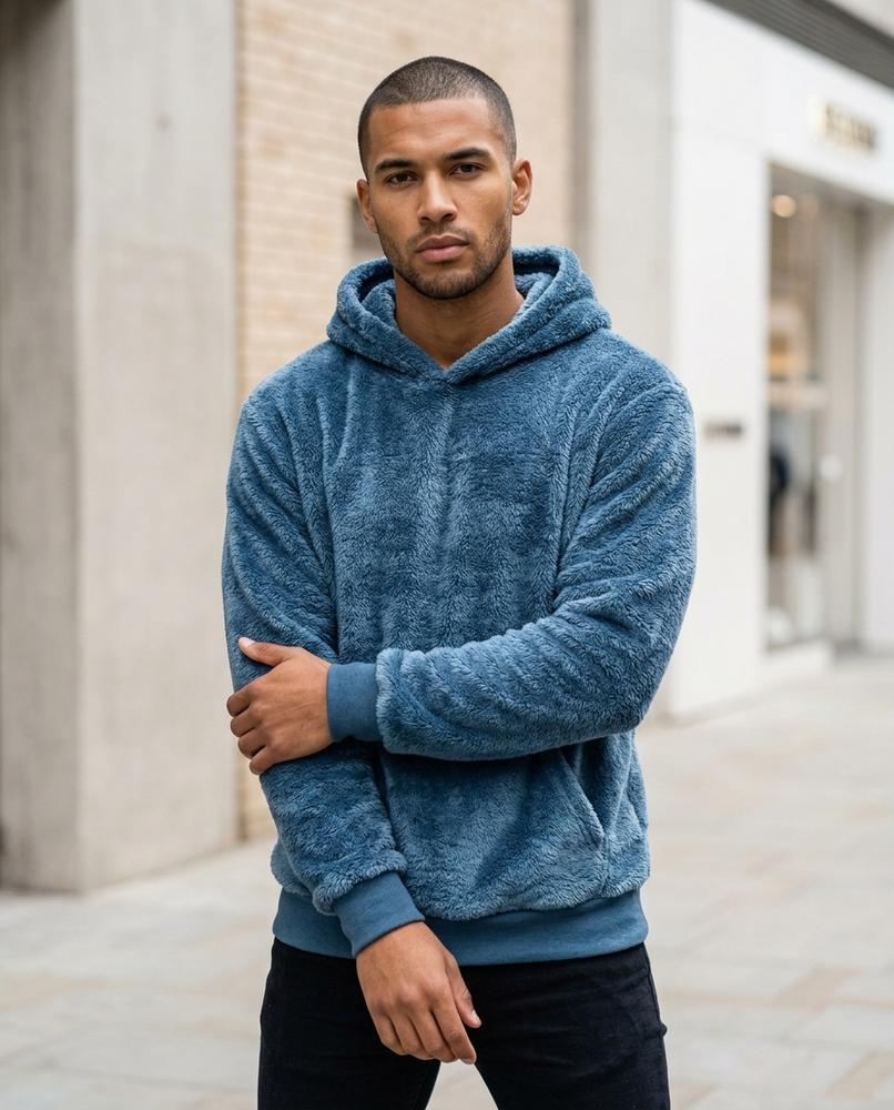 Men's Hoodie – Caron, Fleece lining, A relaxed fit – Tilly Outlet