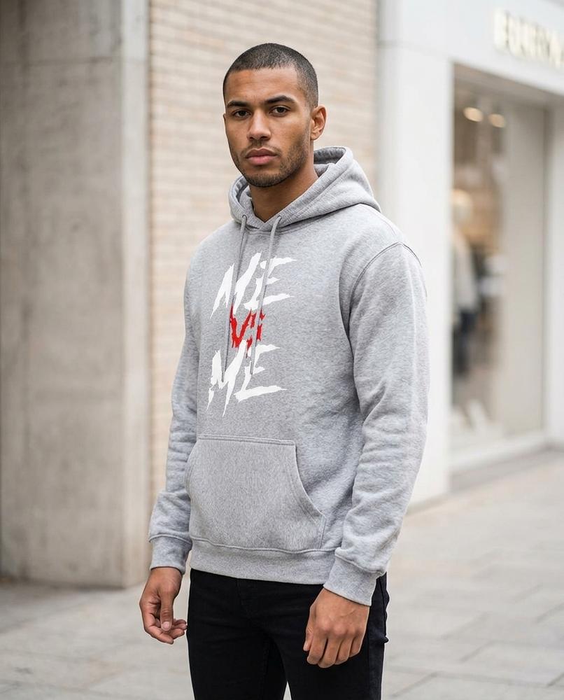 Unisex Hoodie – Lysen, A graphic print, A zipper closure – Tilly Outlet