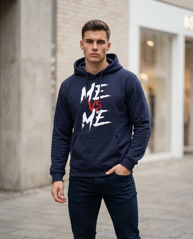 Unisex Hoodie – Lysen, A graphic print, A zipper closure – Tilly Outlet