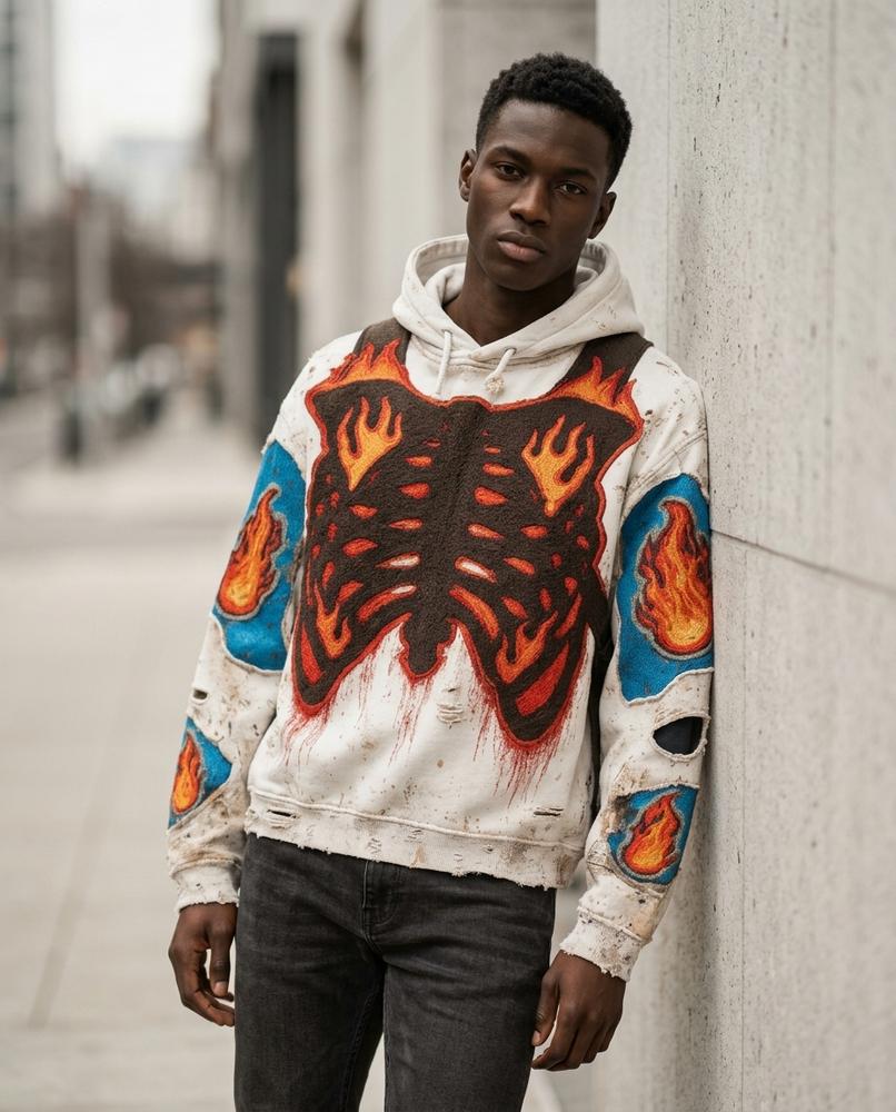 Unisex Hoodie – Daser, A graphic print – Tilly Outlet