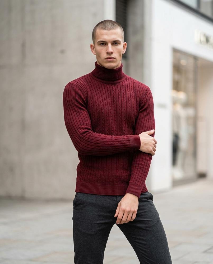 Men's Sweater – Tilin, Knit texture, Textured fabric – Tilly Outlet