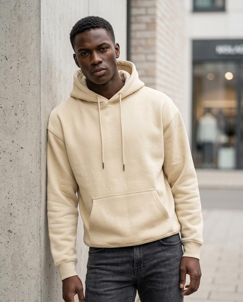 Men's Hoodie – Saren, Fleece lining, An attached hood – Tilly Outlet