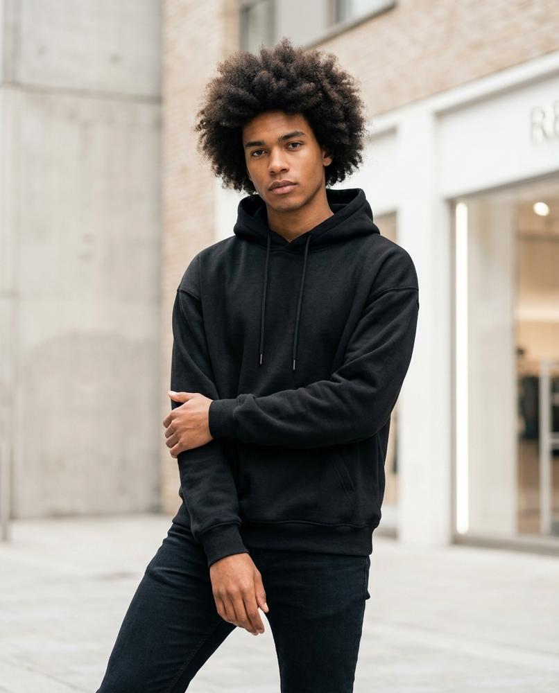Men's Hoodie – Saren, Fleece lining, An attached hood – Tilly Outlet