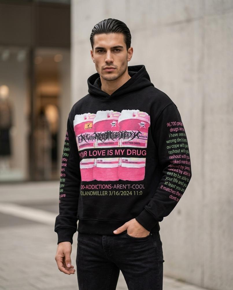 Unisex Hoodie – Yotor, A graphic print, An attached hood – Tilly Outlet