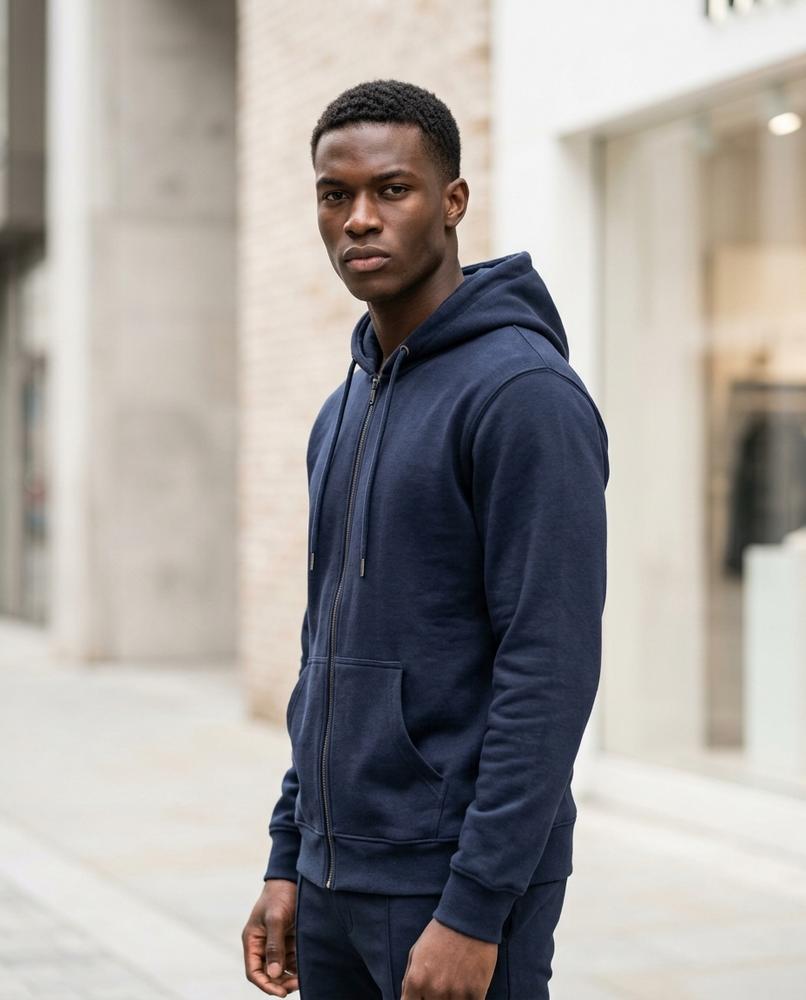 Men's Hoodie – Velev, Fleece lining, A zipper closure – Tilly Outlet