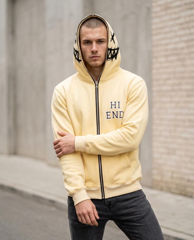 Unisex Hoodie – Serel, A graphic print, Long sleeves – Tilly Outlet
