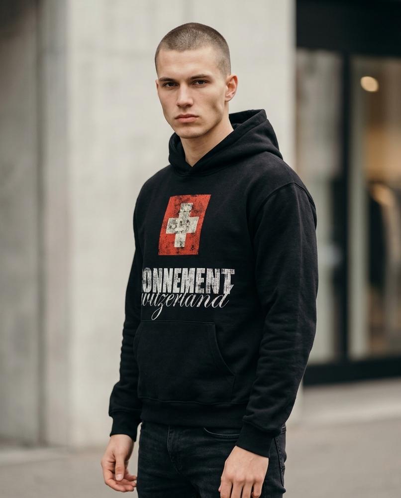 Unisex Hoodie – Losel, Fleece lining, A graphic print – Tilly Outlet