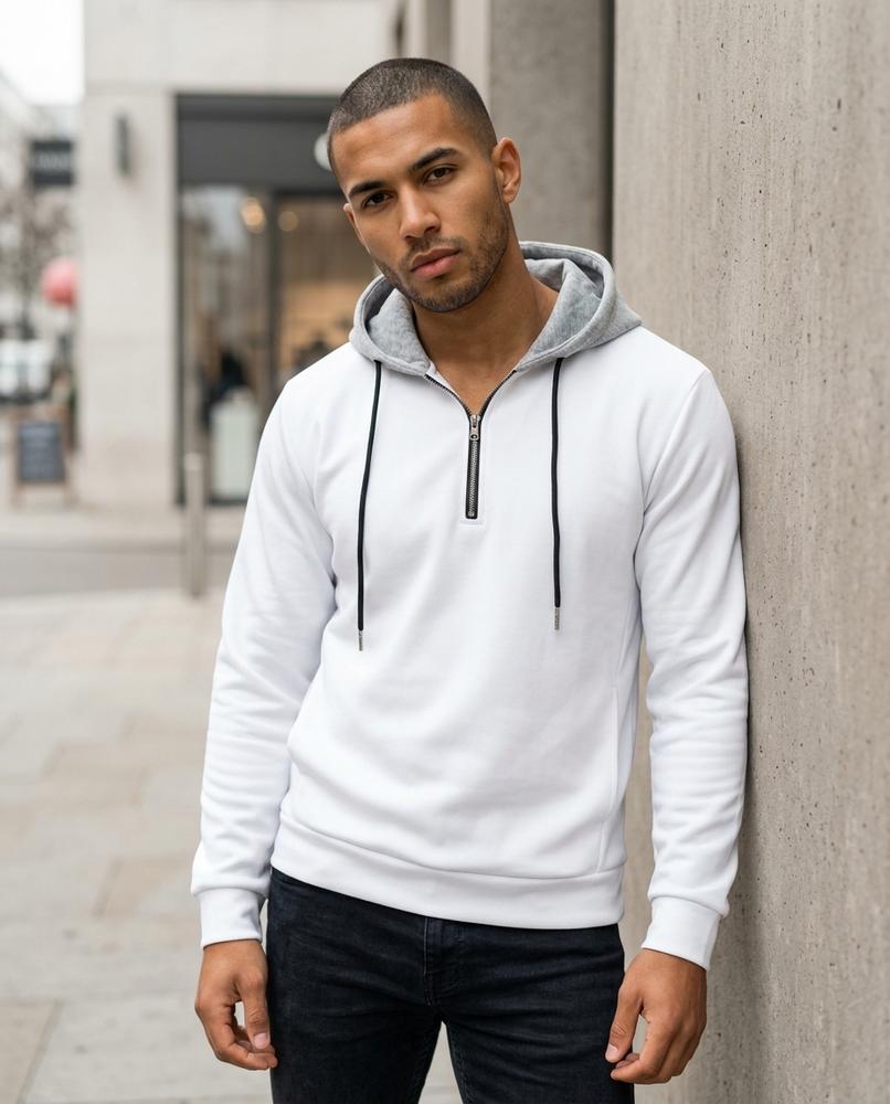 Men's Hoodie – Ellom, Long sleeves, A relaxed fit – Tilly Outlet