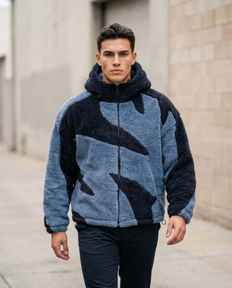 Men's Jacket – Yiwol, Textured fabric, A zipper closure – Tilly Outlet