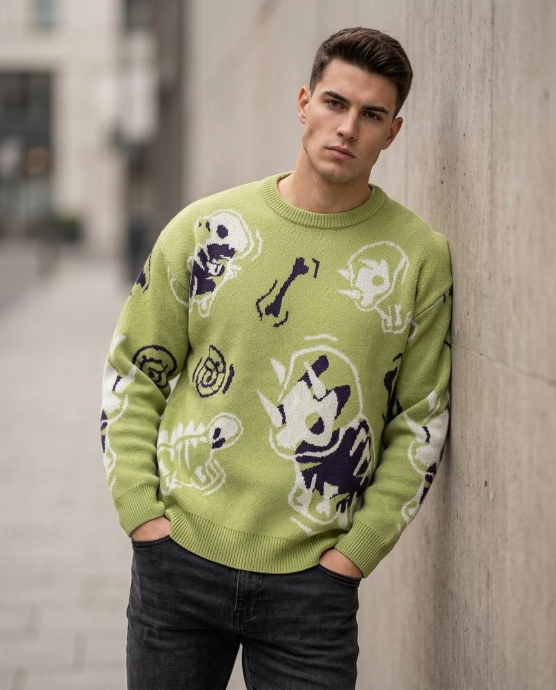 Men's Sweater – Mutud, Knit texture, A relaxed fit – Tilly Outlet