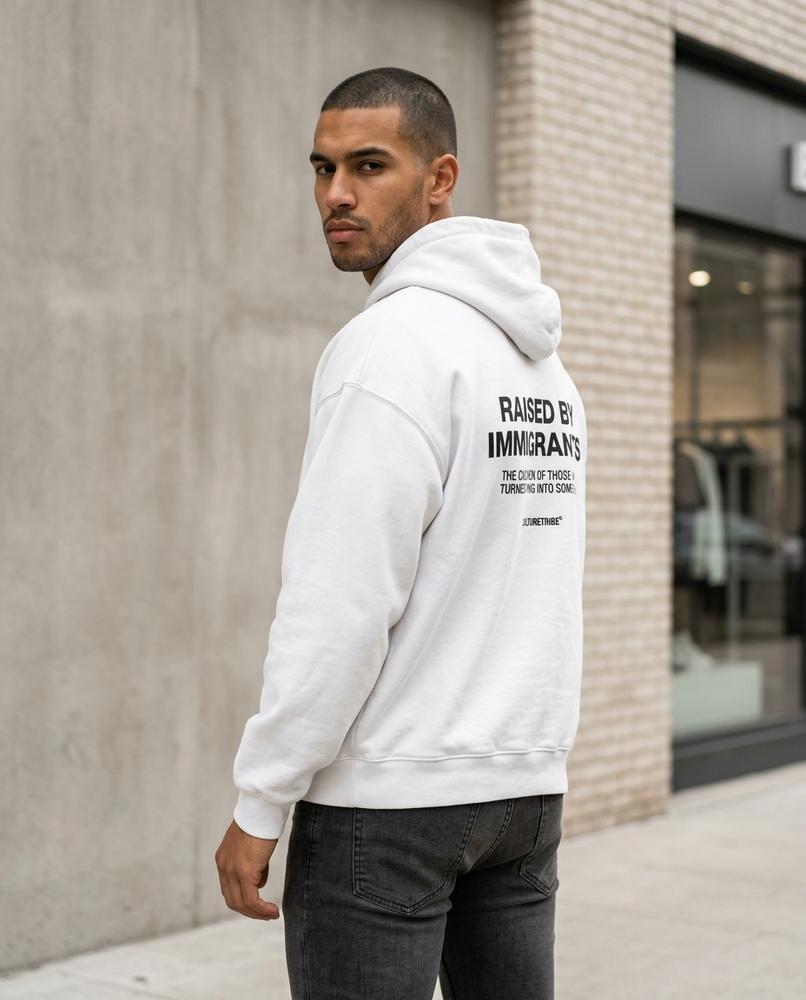 Unisex Hoodie – Aelom, A graphic print, An attached hood – Tilly Outlet