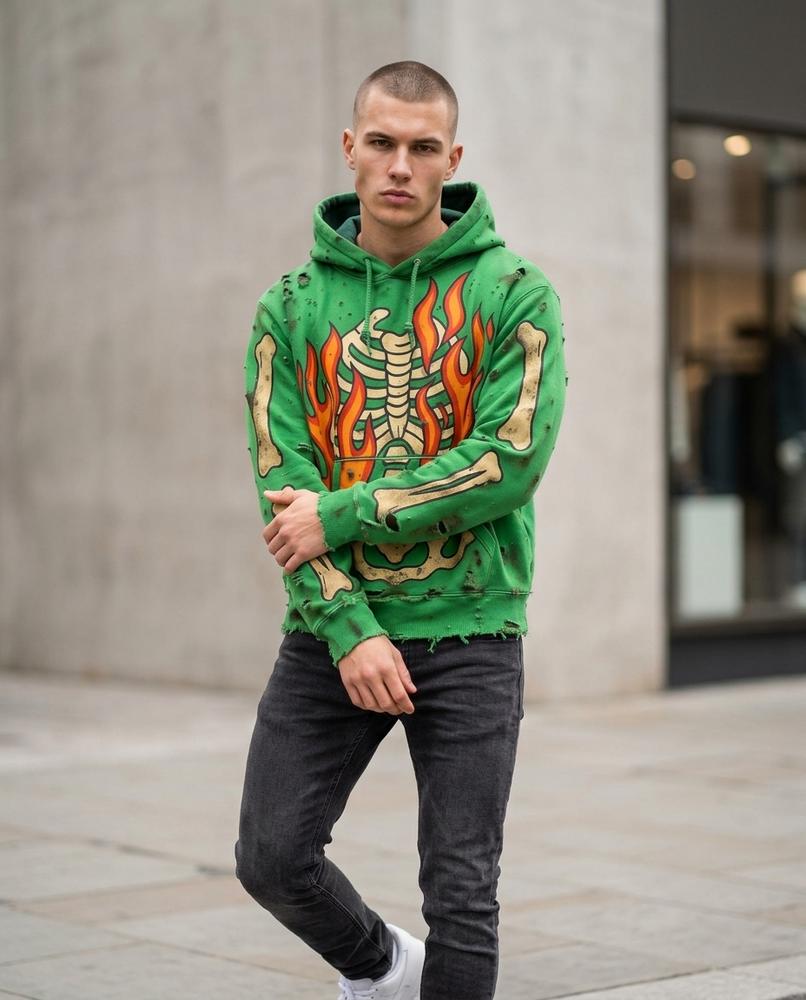 Men's Hoodie – Vazal, A graphic print – Tilly Outlet