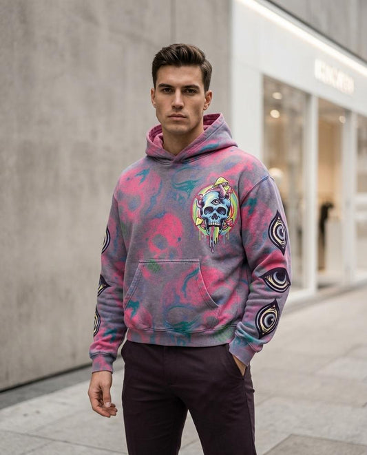 Men's Hoodie – Vehuv, A graphic print – Tilly Outlet