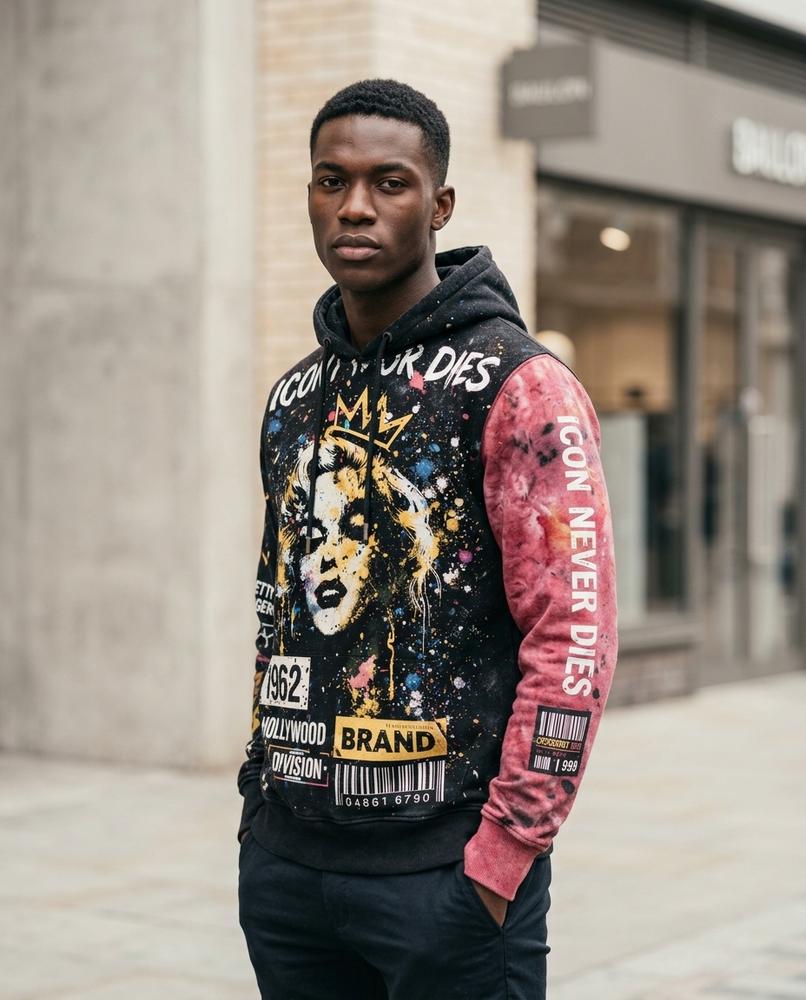 Men's Hoodie – Dumus, A graphic print – Tilly Outlet