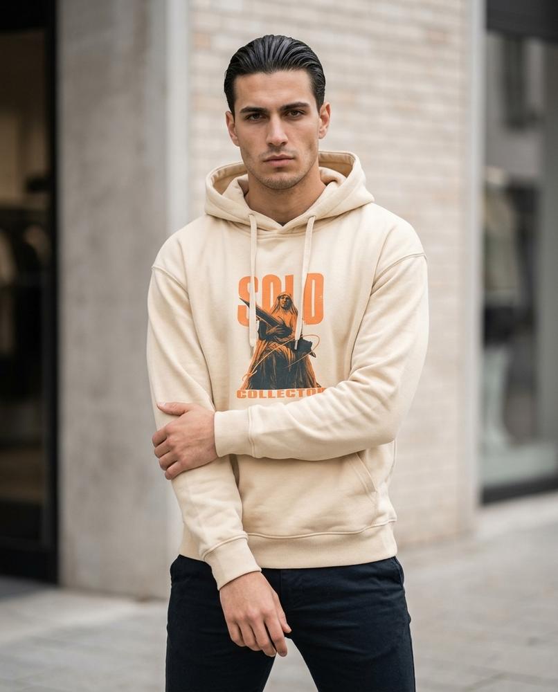 Unisex Hoodie – Lenor, A graphic print, An attached hood – Tilly Outlet