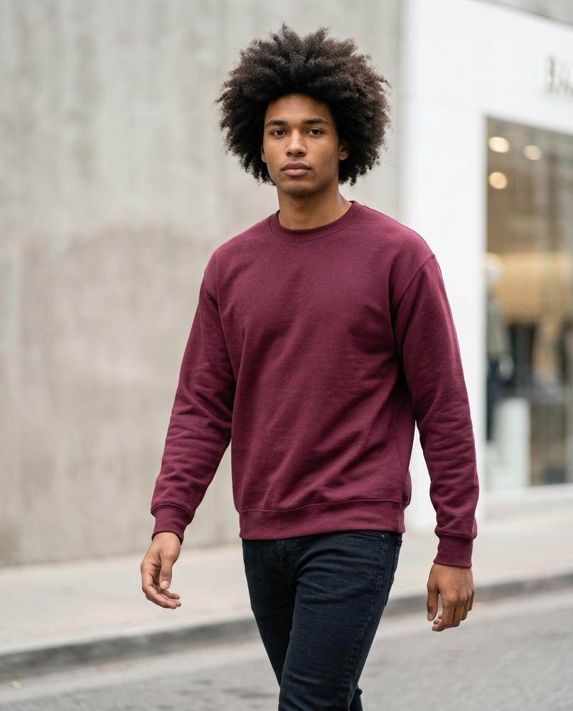 Men's Sweatshirt – Lerem, Long sleeves, Relaxed fit – Tilly Outlet
