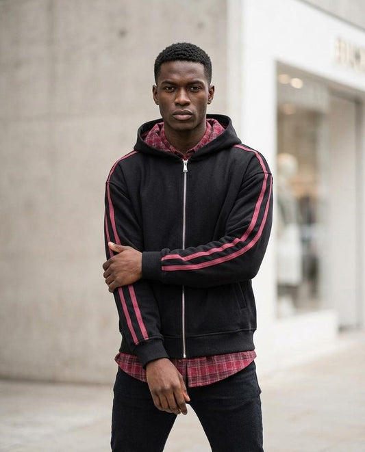 Men's Hoodie – Yulim, Fleece lining, Attached hood – Tilly Outlet