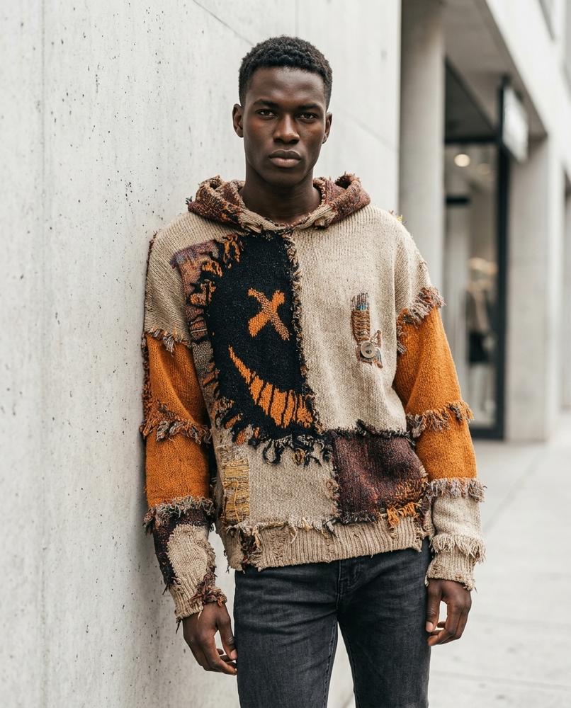 Men's Hoodie – Sonus, Textured finish, Long sleeves – Tilly Outlet