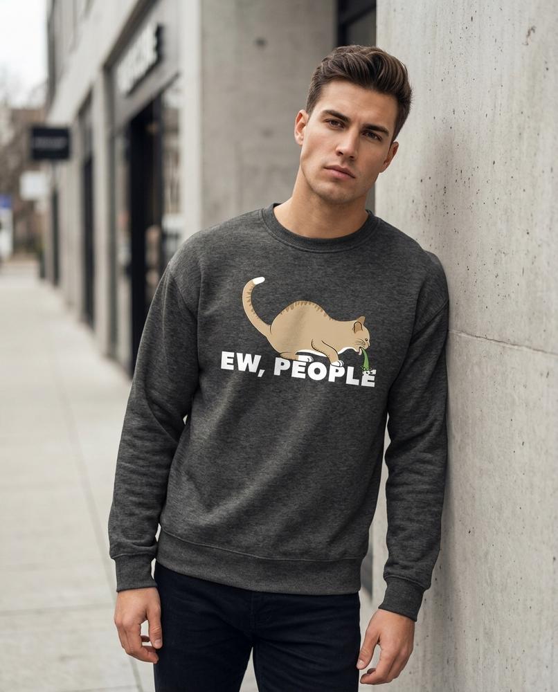 Unisex Sweatshirt – Yikut, Graphic print, Geometric pattern – Tilly Outlet