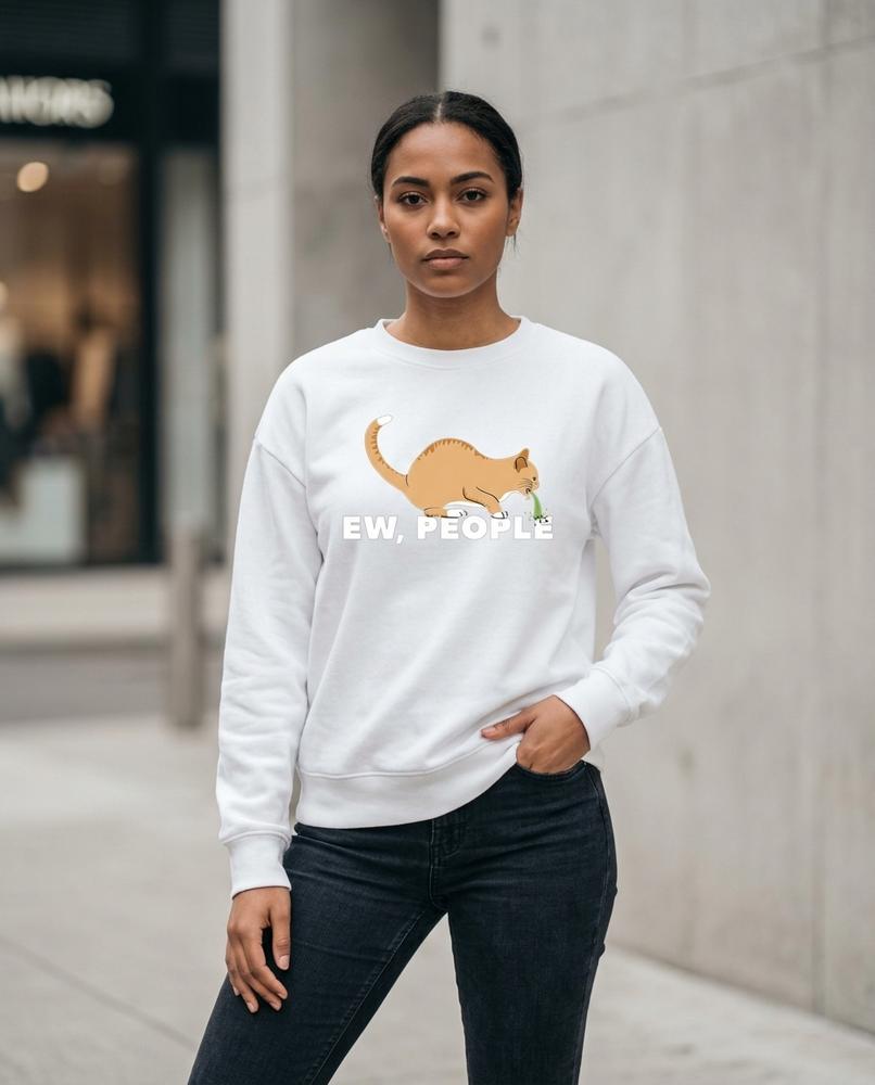 Unisex Sweatshirt – Yikut, Graphic print, Geometric pattern – Tilly Outlet