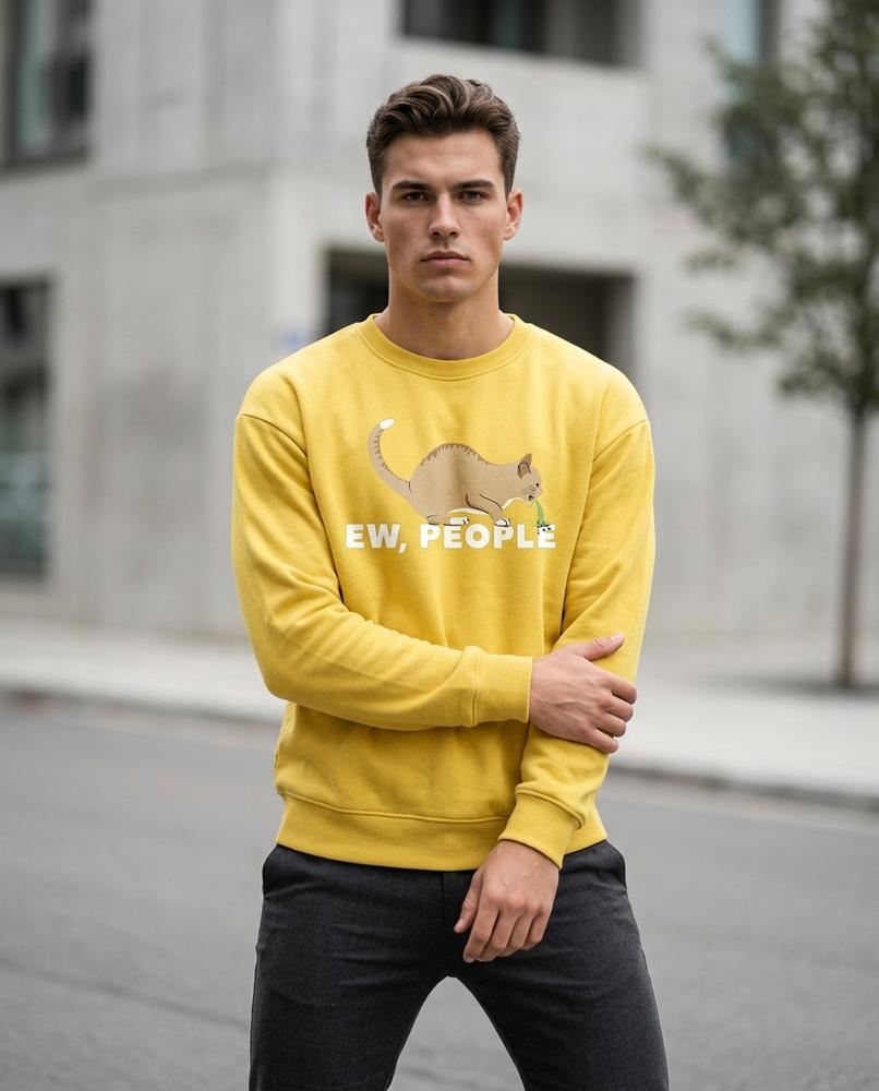 Unisex Sweatshirt – Yikut, Graphic print, Geometric pattern – Tilly Outlet