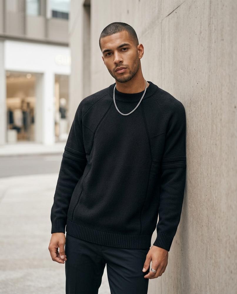 Men's Sweater – Lumiv, Knit texture, Textured finish – Tilly Outlet