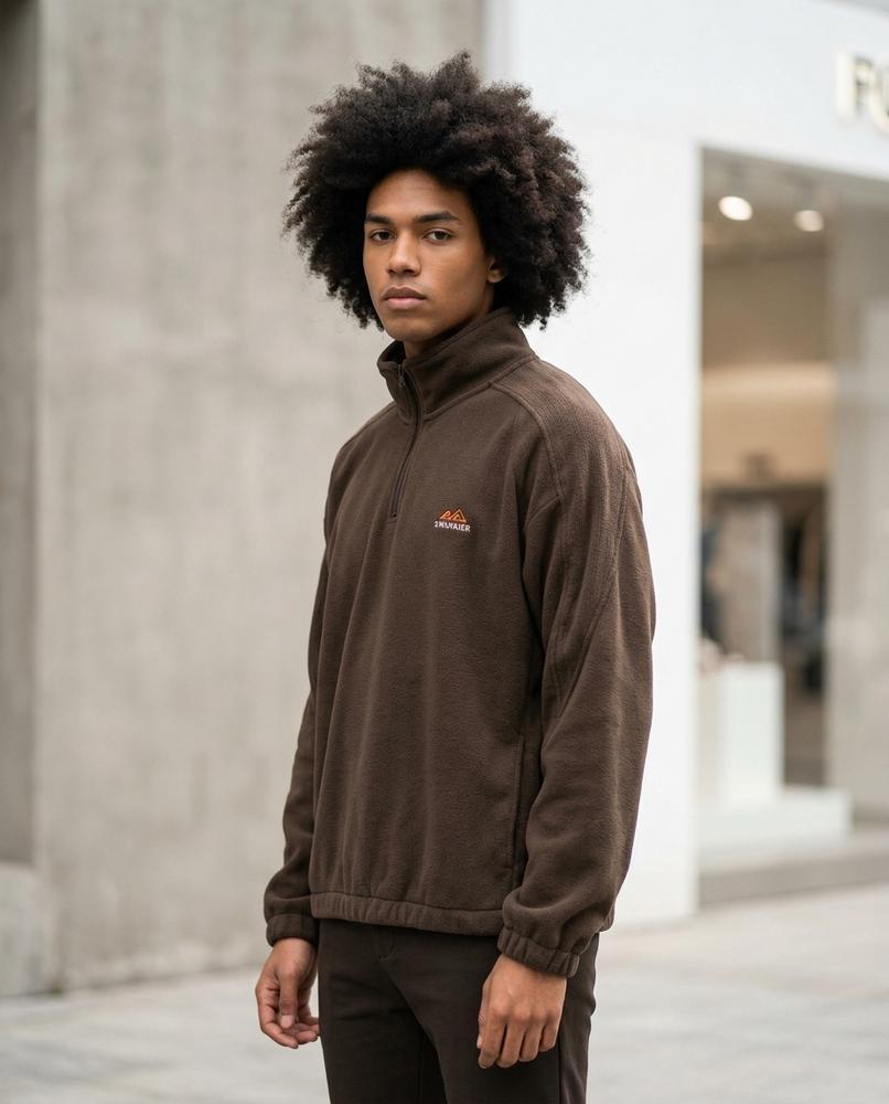 Men's Sweater – Aedon, Fleece lining, Zipper closure – Tilly Outlet