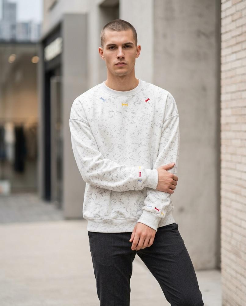 Men's Sweatshirt – Muvun, Fleece lining, Graphic print – Tilly Outlet