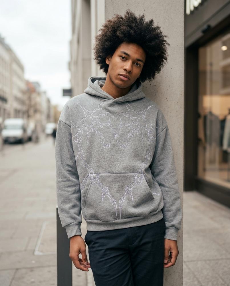 Men's Hoodie – Dumes, Long sleeves, Relaxed fit – Tilly Outlet