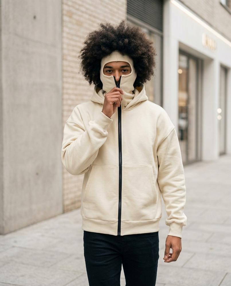 Unisex Hoodie – Dokut, Fleece lining, Zipper closure – Tilly Outlet