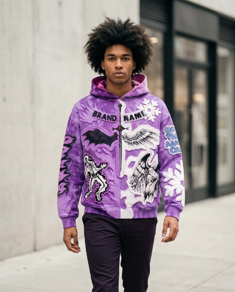 Unisex Hoodie – Dusol, Textured finish – Tilly Outlet