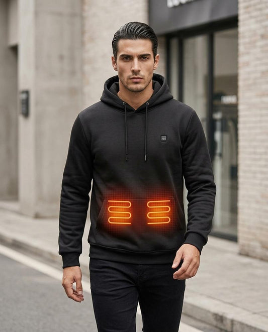 Men's Hoodie – Lanel, Zipper closure, Attached hood – Tilly Outlet