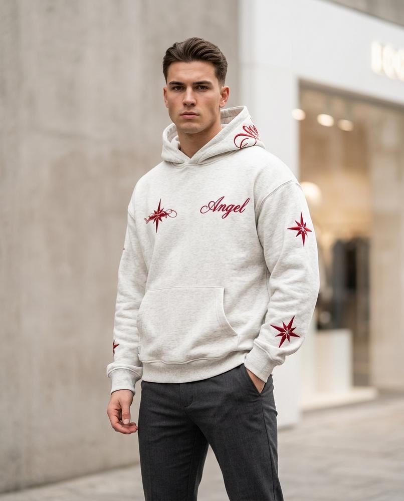 Nurad | Bedruckter Langärmliger Hoodie Unisex – Tilly Outlet