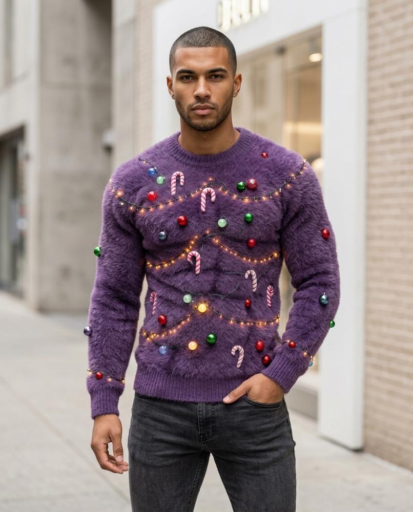 Sisud | Gepolstert Dekoriert Pullover Herren – Tilly Outlet