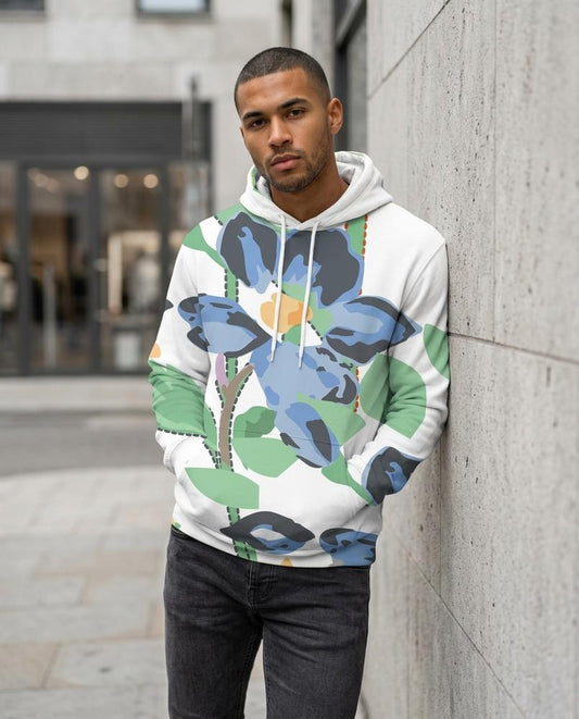 Nasal | Bedruckter Langärmliger Hoodie Herren – Tilly Outlet