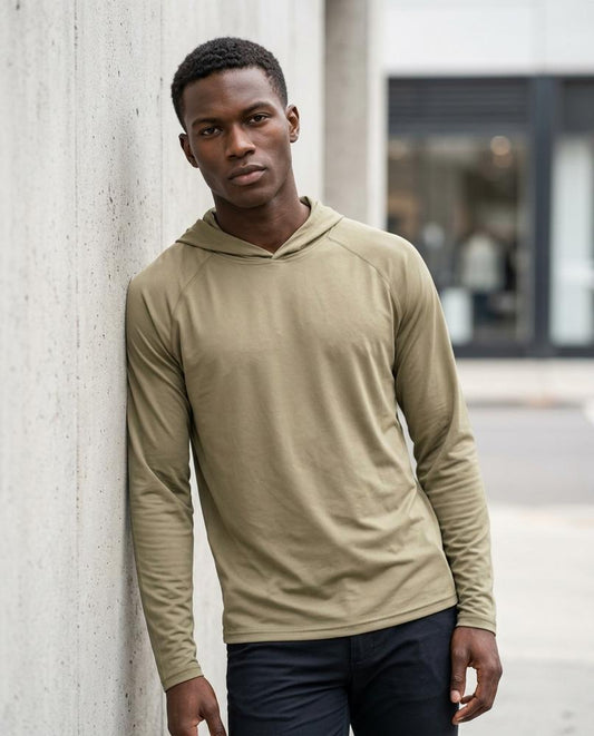 Yupus | Langärmliger Leichter Hoodie Herren – Tilly Outlet