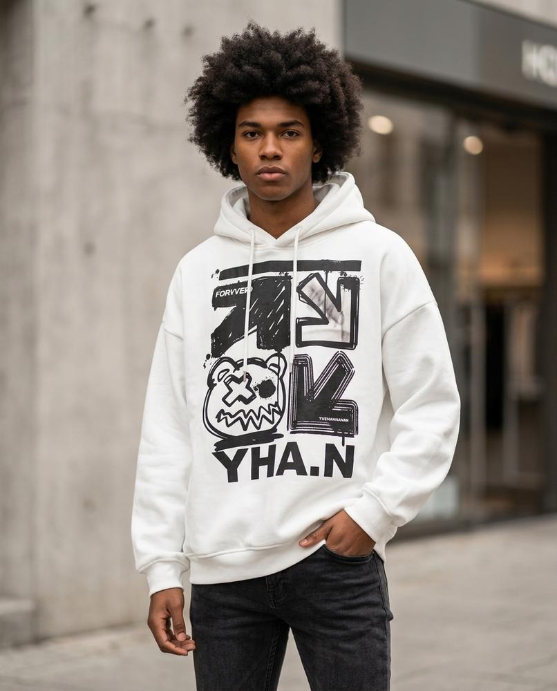 Eigam | Locker Geschnittener Langärmliger Hoodie Unisex – Tilly Outlet