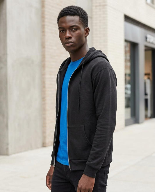 Towun | Reißverschluss Langärmlig Hoodie Herren – Tilly Outlet