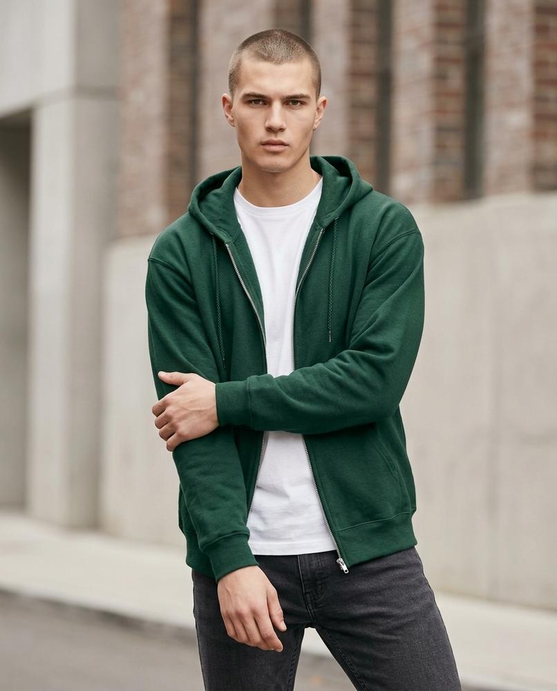 Towun | Reißverschluss Langärmlig Hoodie Herren – Tilly Outlet