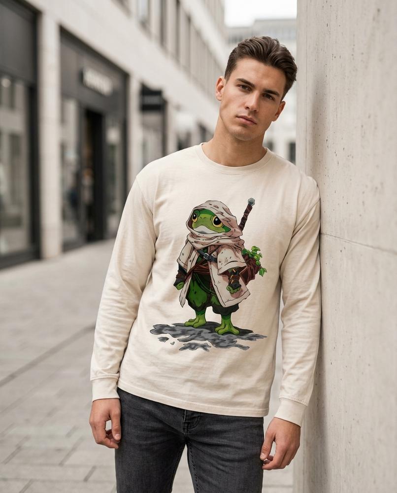 Lazot | Langärmliges Bedrucktes Shirt Unisex – Tilly Outlet