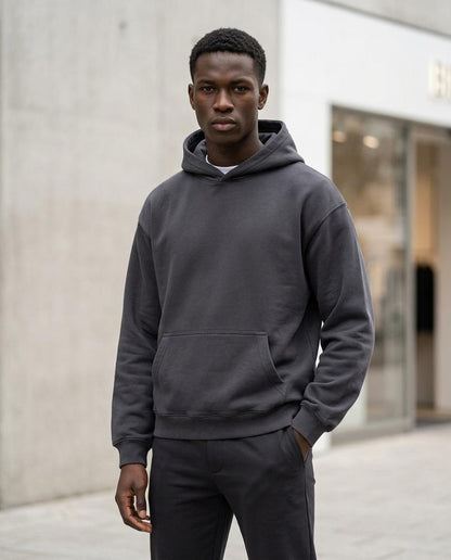 Cefun | Locker Geschnittener Baumwoll Hoodie Herren – Tilly Outlet