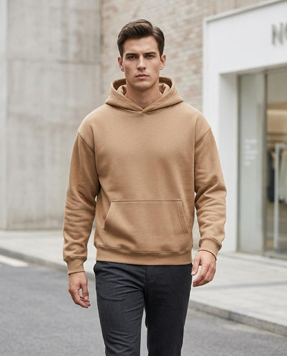 Cefun | Locker Geschnittener Baumwoll Hoodie Herren – Tilly Outlet