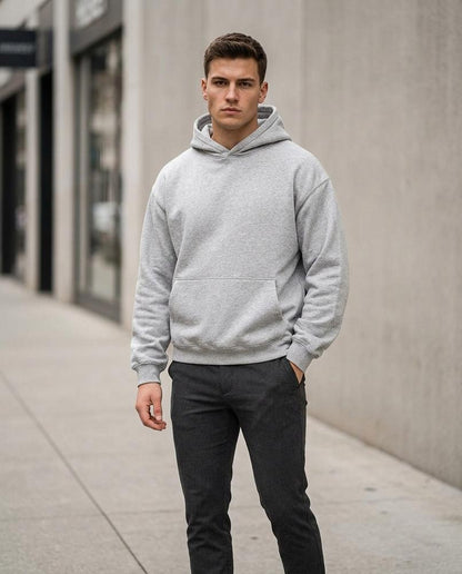 Cefun | Locker Geschnittener Baumwoll Hoodie Herren – Tilly Outlet