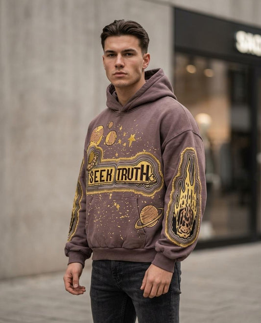Covak | Bestickter Oversized Hoodie Herren – Tilly Outlet