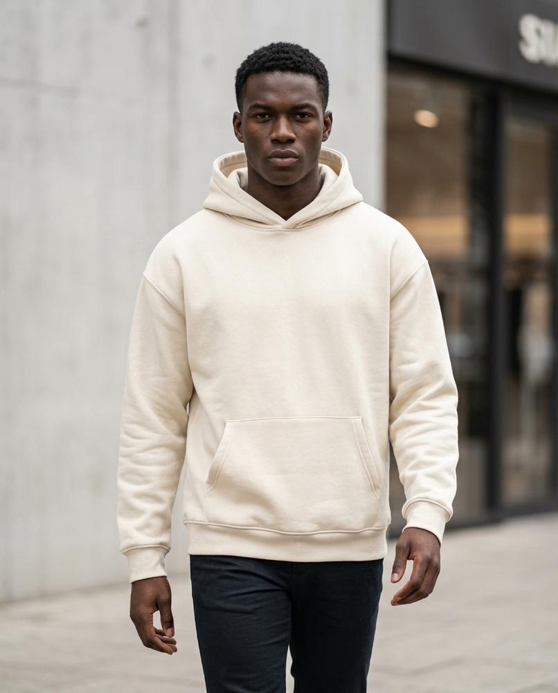Mulin | Lockerer Aufgerauter Hoodie Herren – Tilly Outlet