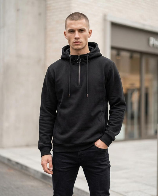Sikum | Hochschließender Sweat Hoodie Herren – Tilly Outlet