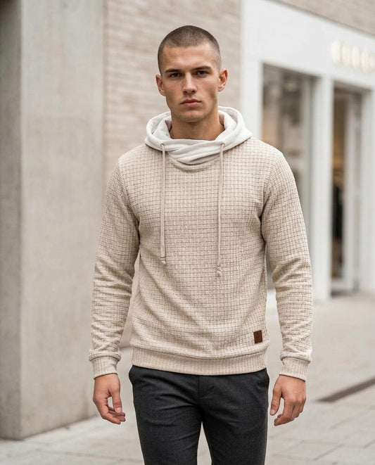 Cimun | Strukturiert Hochgeschlossen Hoodie Herren – Tilly Outlet