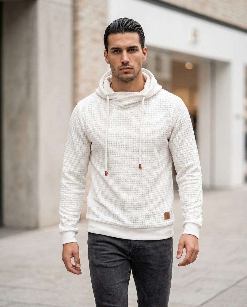Cimun | Strukturiert Hochgeschlossen Hoodie Herren – Tilly Outlet