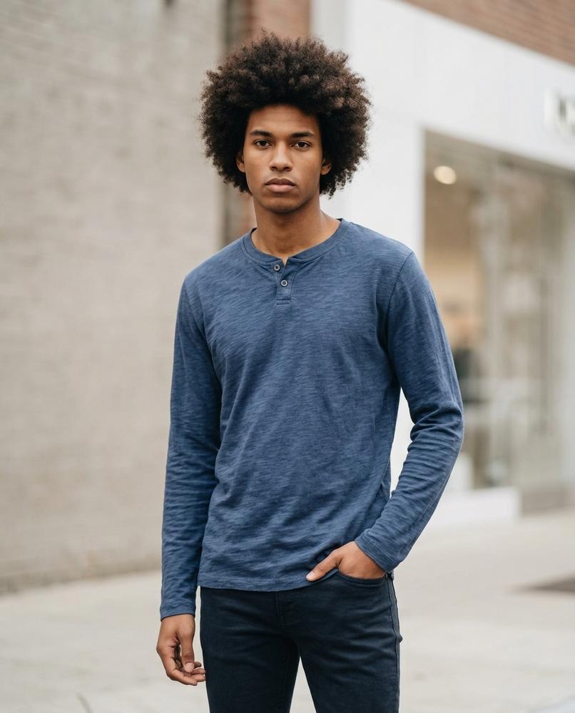 Diten | Langärmlig Geknöpft Shirt Herren – Tilly Outlet